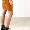 Men * | Online Store Pumpkin Corduroy Shorts