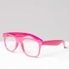 Accessories * | Clearance Sale Square Neon Clear Glasses