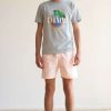 Men * | On Discount Salmon Cotton Twill Shorts