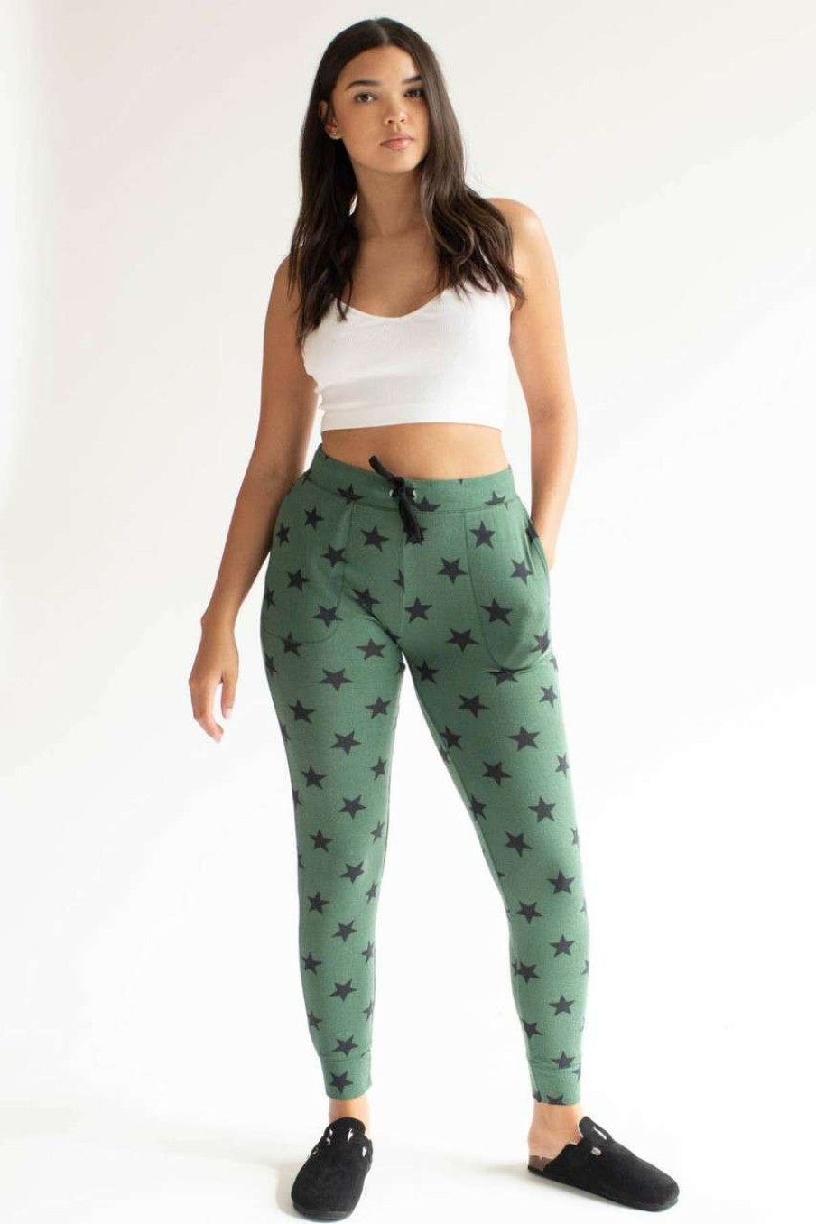 Women * | Limit Offer Pine Stars Lounge Pants