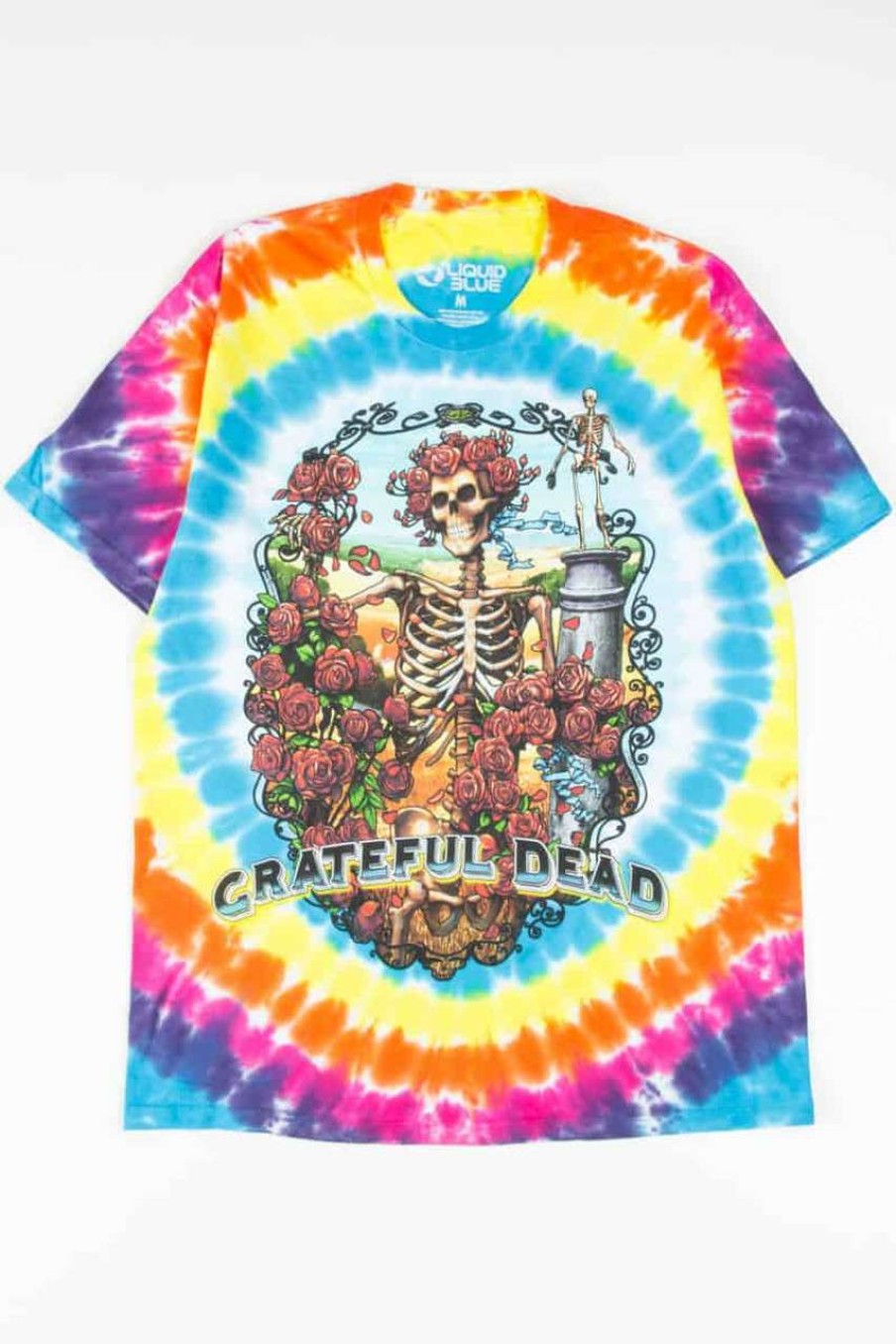 Men * | Super Specials Rainbow Bertha Tie Dye Grateful Dead T-Shirt