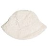 Accessories * | Clearance Sale Taupe Faux Fur Bucket Hat