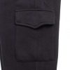 Women * | Half Off Black Fleece Cargo Joggers