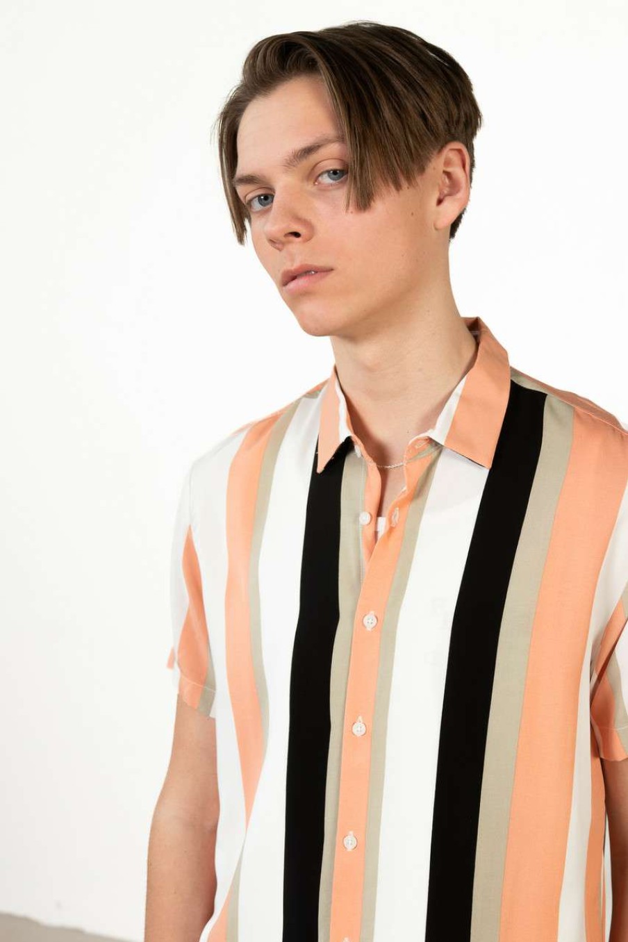 Men * | Clearance Sale Ice Cream Shop Button Up Shirt