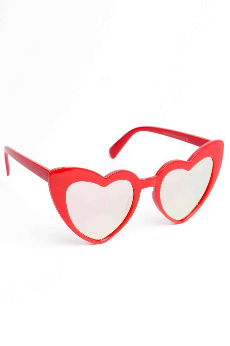 Accessories * | Half Off Heart Eye Sunglasses