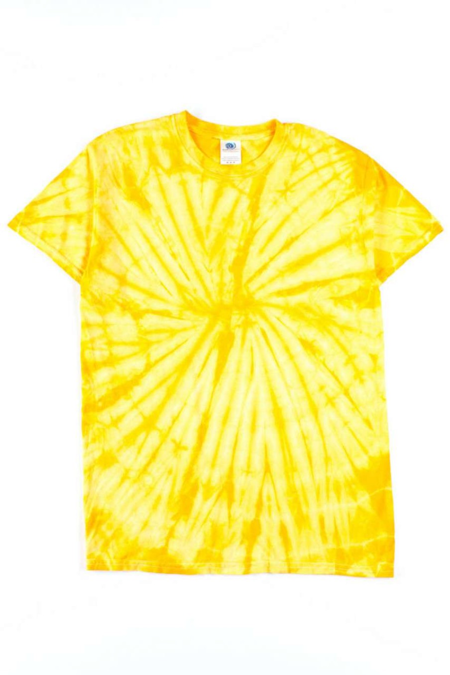 Men * | Prefential Price Yellow Tie Dye Shirt