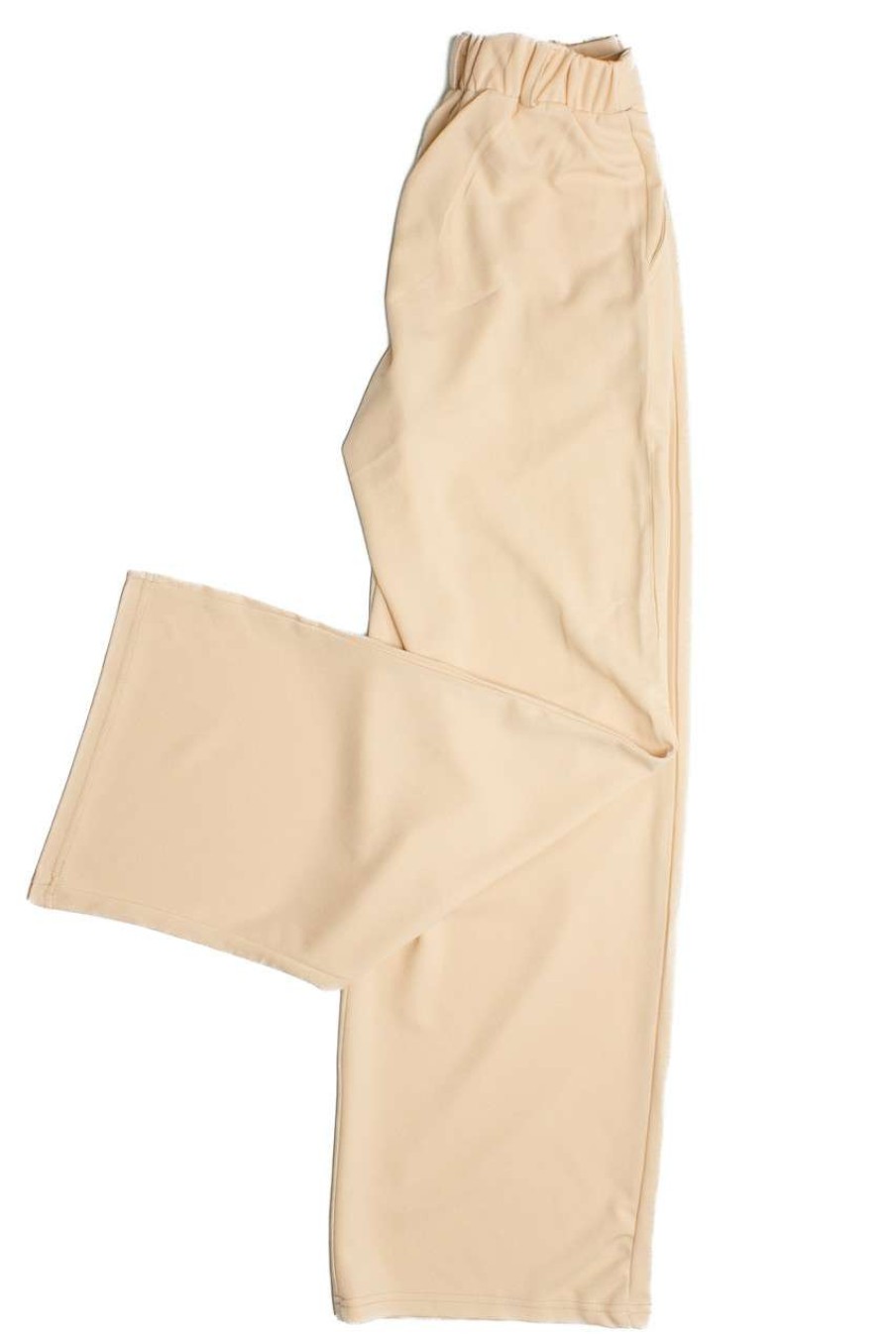 Women * | Online Store Moonlight Pink Pleated Wide Leg Dad Pant