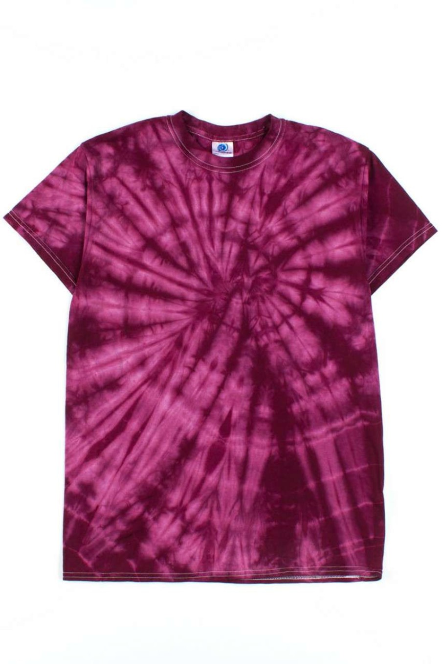 Men * | Half Off Plum Tie Dye Shirt