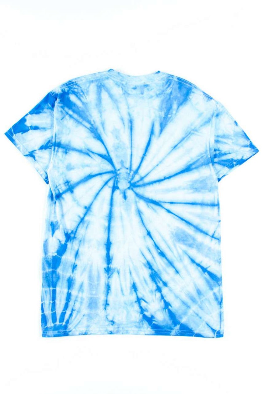 Men * | Clearance Blue Tie Dye Shirt