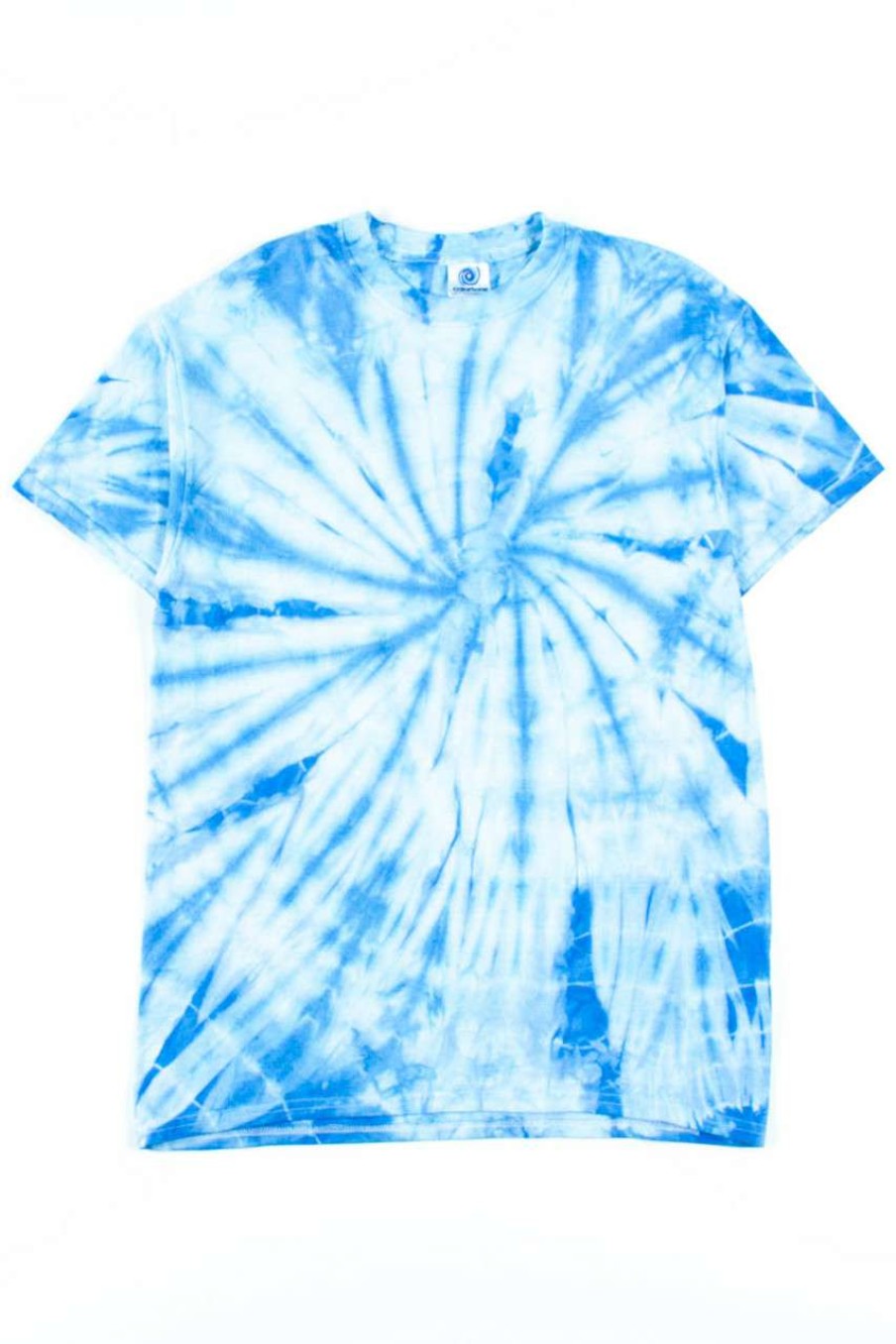 Men * | Clearance Blue Tie Dye Shirt