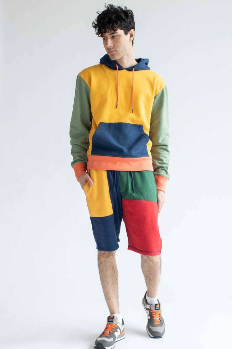 Men * | Bargain Sale Revised Primary Colors Fleece Shorts