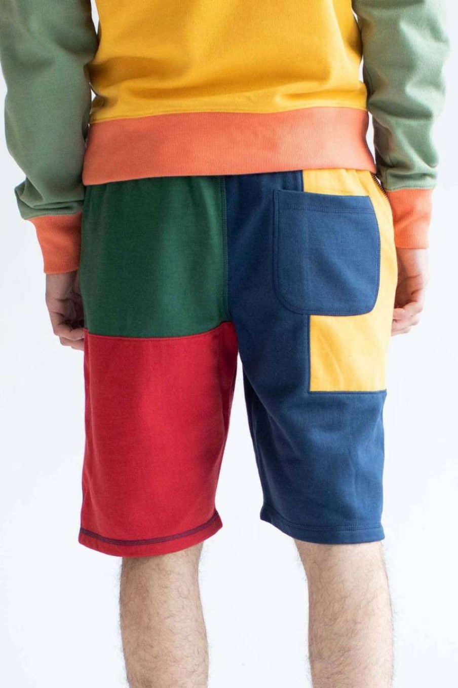 Men * | Bargain Sale Revised Primary Colors Fleece Shorts