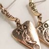 Accessories * | Prefential Price Gold Moon Planchette Earrings