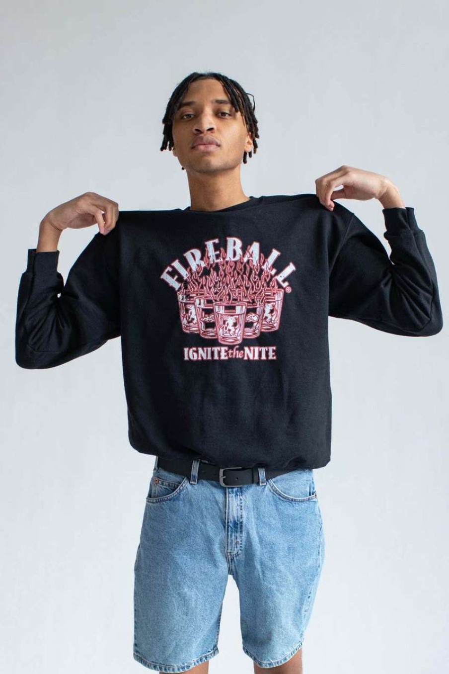 Men * | Prefential Price Fireball Ignite The Nite Sweatshirt