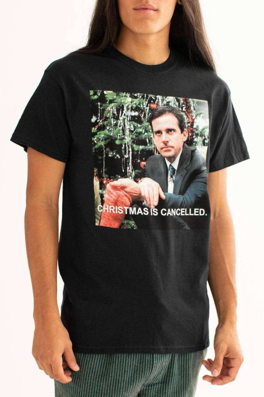 Men * | Half Off Christmas Is Cancelled The Office T-Shirt