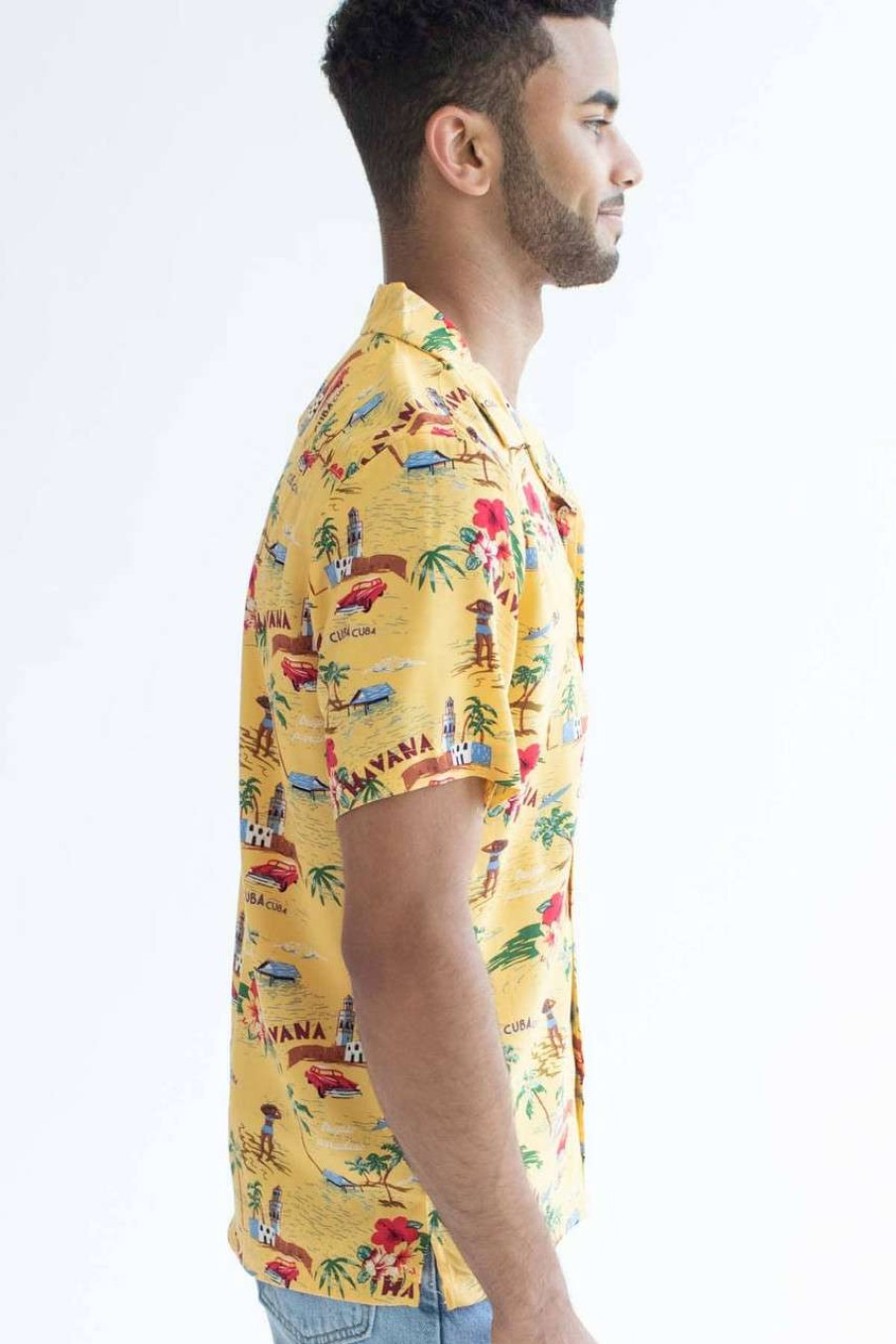 Men * | Limited Edition Havana Paradise Hawaiian Shirt