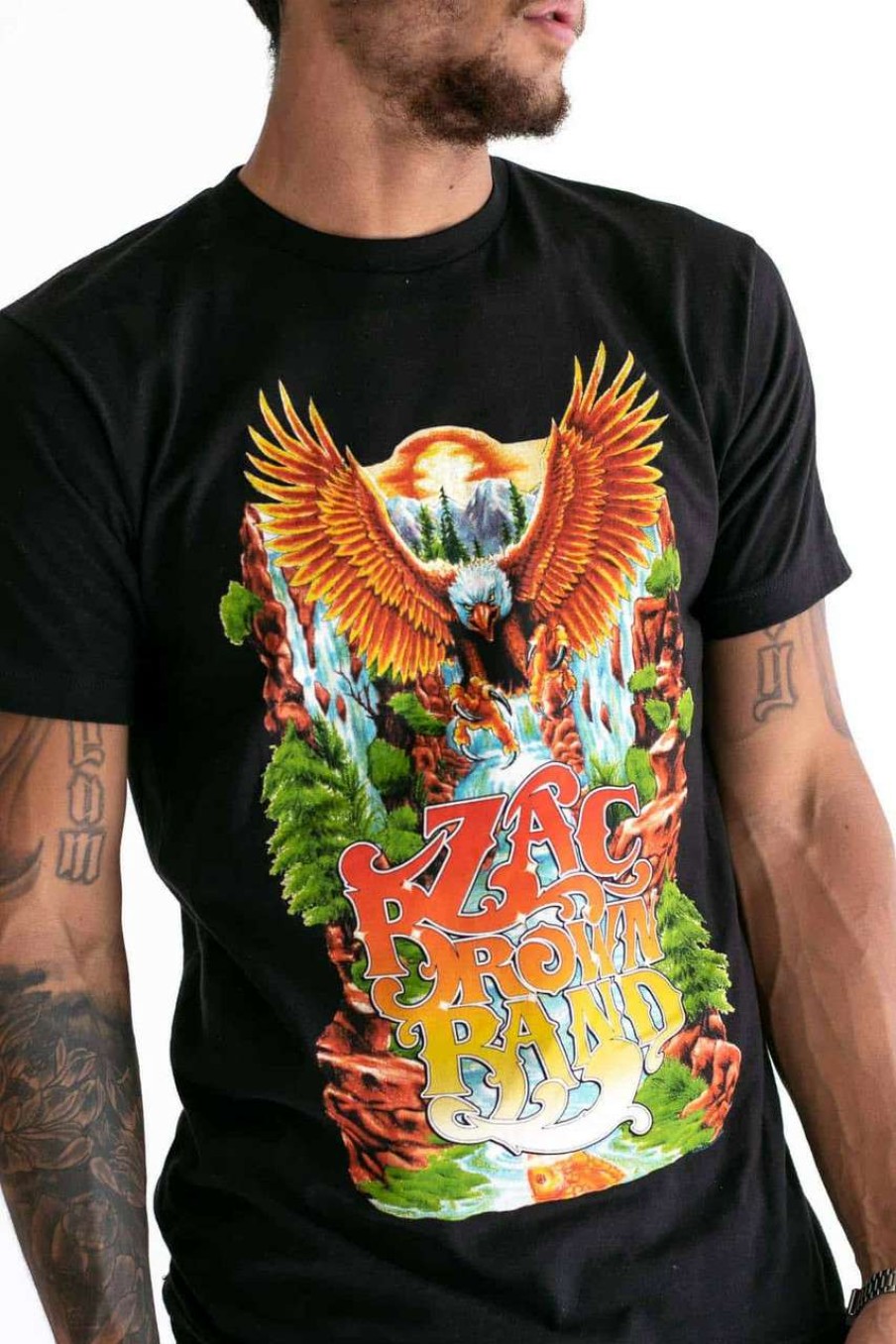 Men * | Super Specials Zac Brown Band Eagle T-Shirt