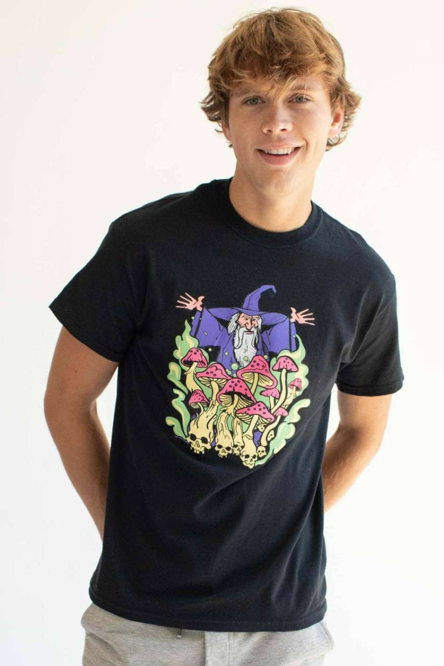 Men * | Limited Edition Wizard Of Shrooms T-Shirt