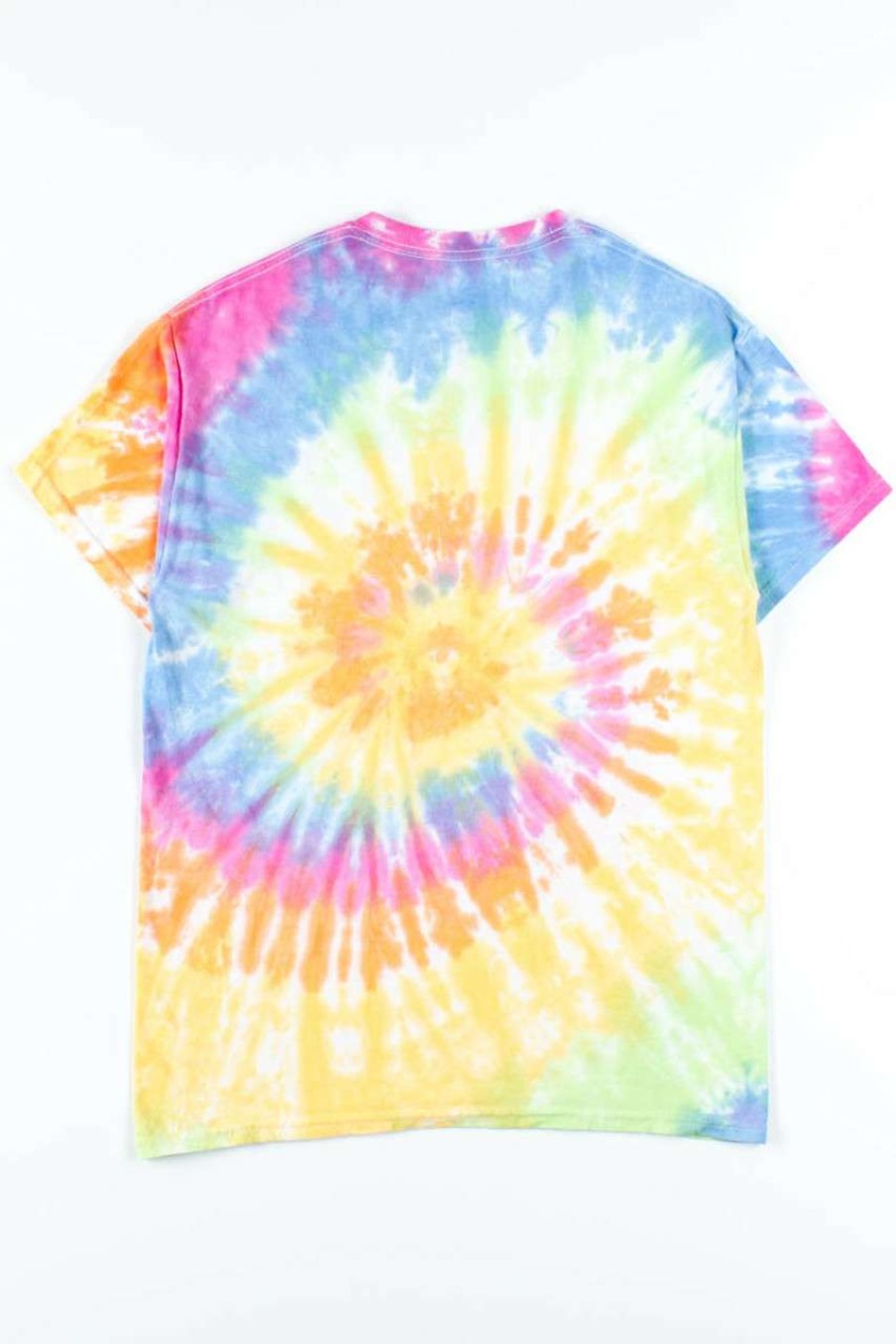 Men * | Limit Offer Pastel Rainbow Tie Dye Shirt