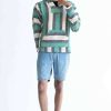 Men * | On Discount Green Cotton Blend Baja Hoodie