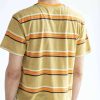 Men * | Limit Offer Marled Gold Striped T-Shirt