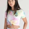 Women * | Clearance Alien Tie Dye Knotted Tee