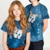 Men * | Special Price Kitty In Overalls Tie Dye T-Shirt