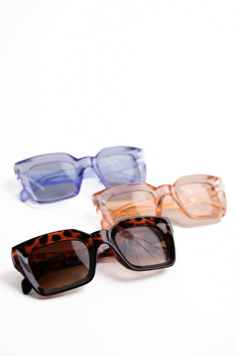 Accessories * | Clearance Squared Off Lens Sunglasses