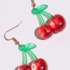 Accessories * | Super Specials Lucky Cherry Charm Earrings