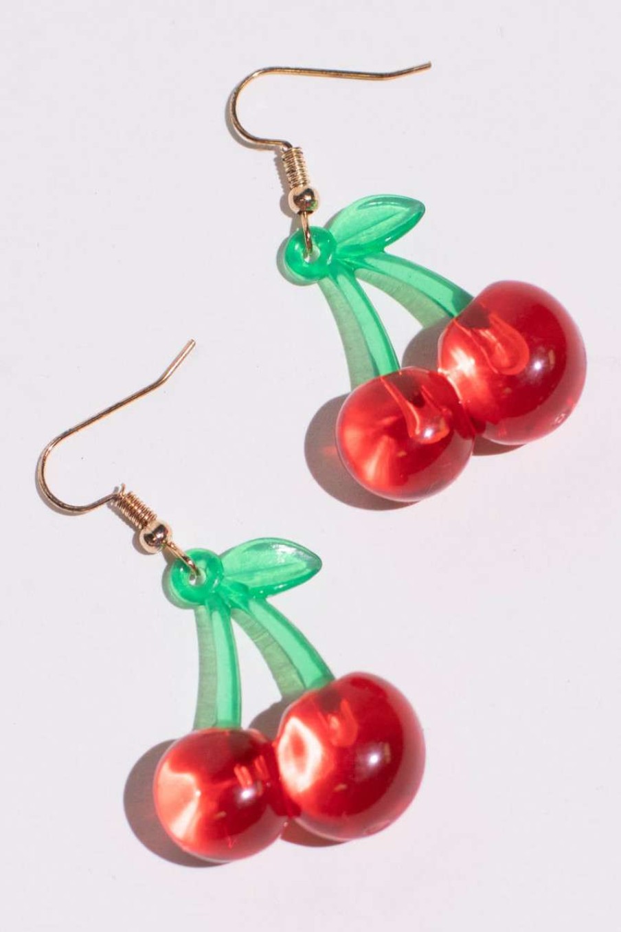 Accessories * | Super Specials Lucky Cherry Charm Earrings