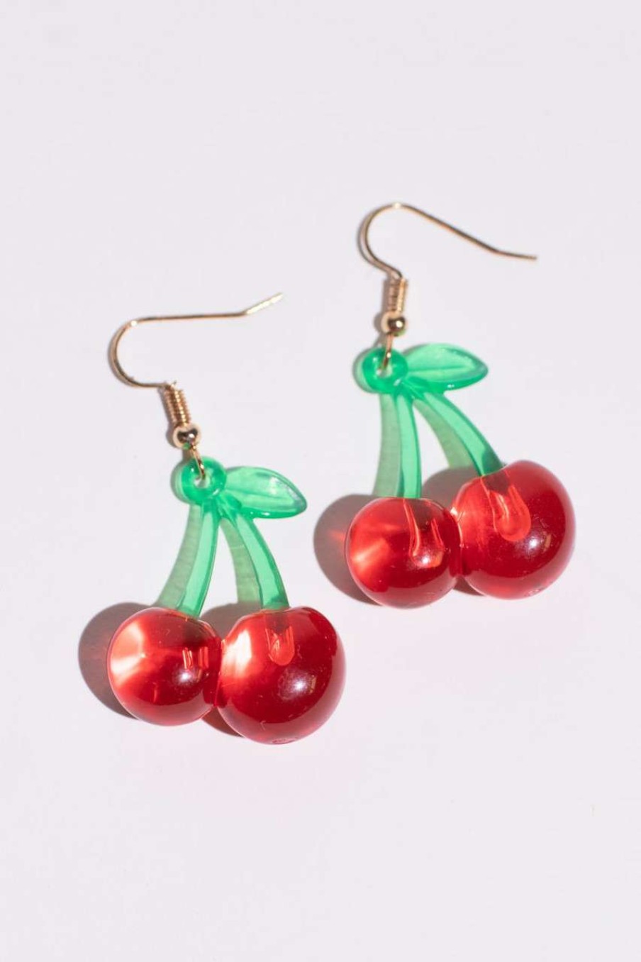 Accessories * | Super Specials Lucky Cherry Charm Earrings