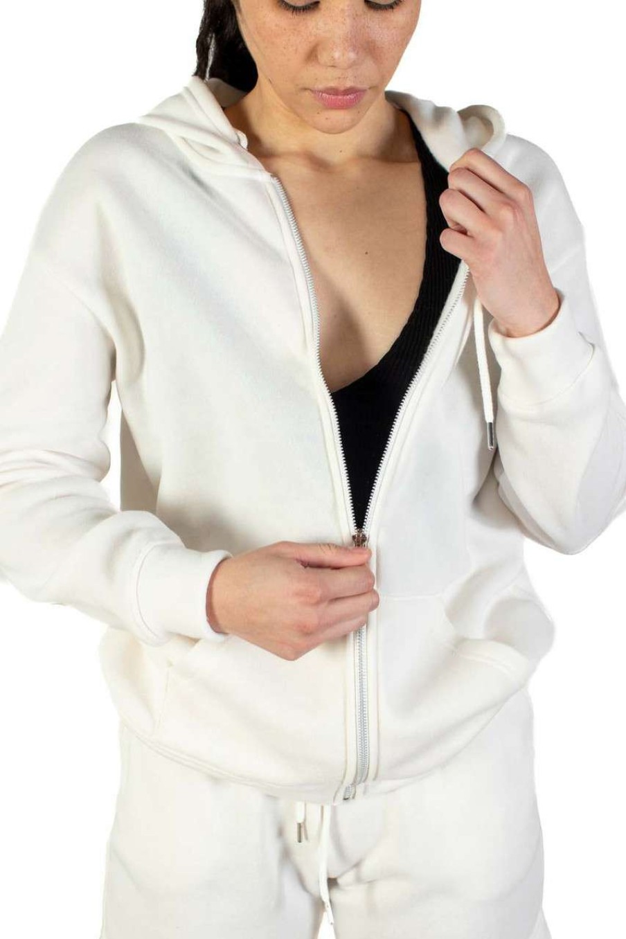 Women * | Special Price Gardenia Boyfriend Fleece Hoodie