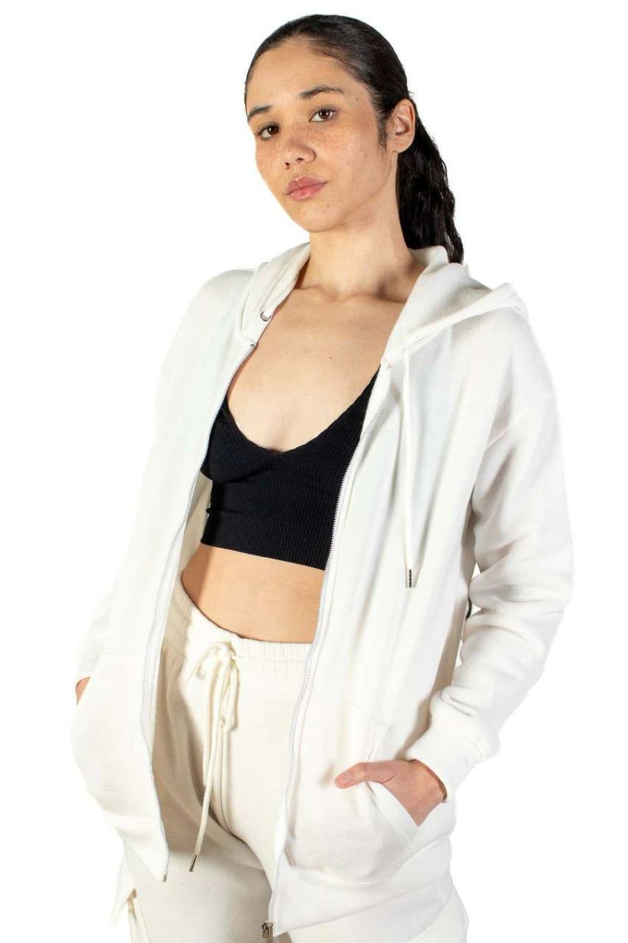 Women * | Special Price Gardenia Boyfriend Fleece Hoodie