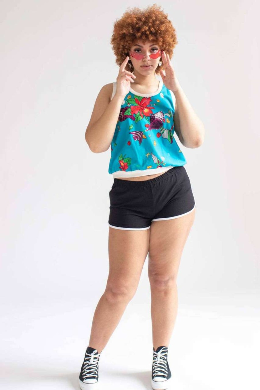 Women * | Online Store Black Athletic Dolphin Shorts (Extended Sizes)