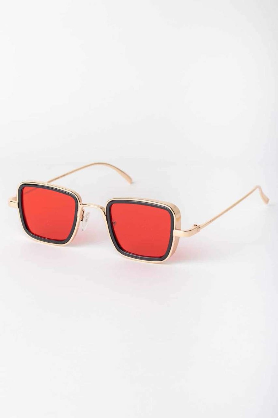 Accessories * | Online Store Thick Square Rim Sunglasses