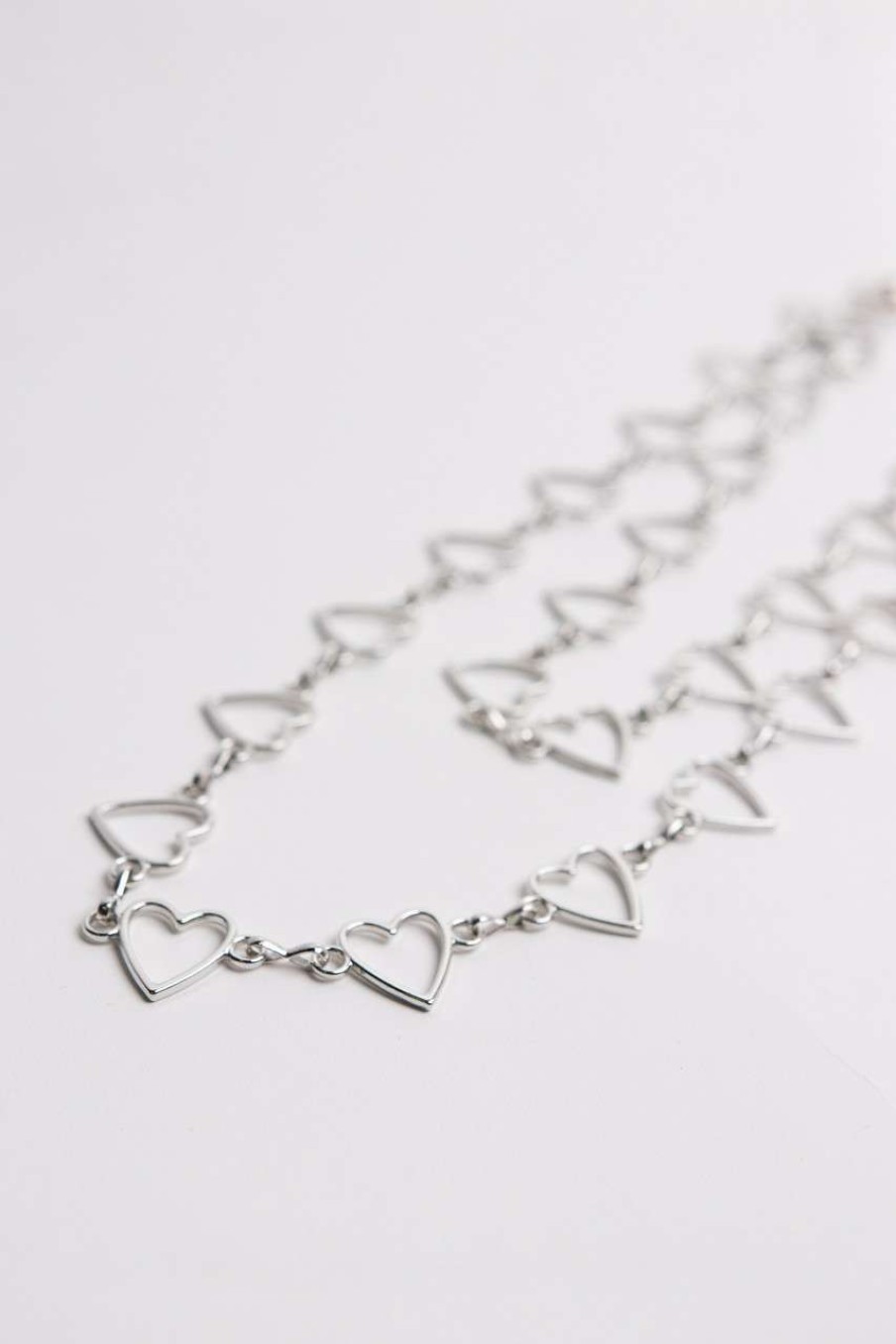 Accessories * | Clearance Sale Chain Belt Of Hearts