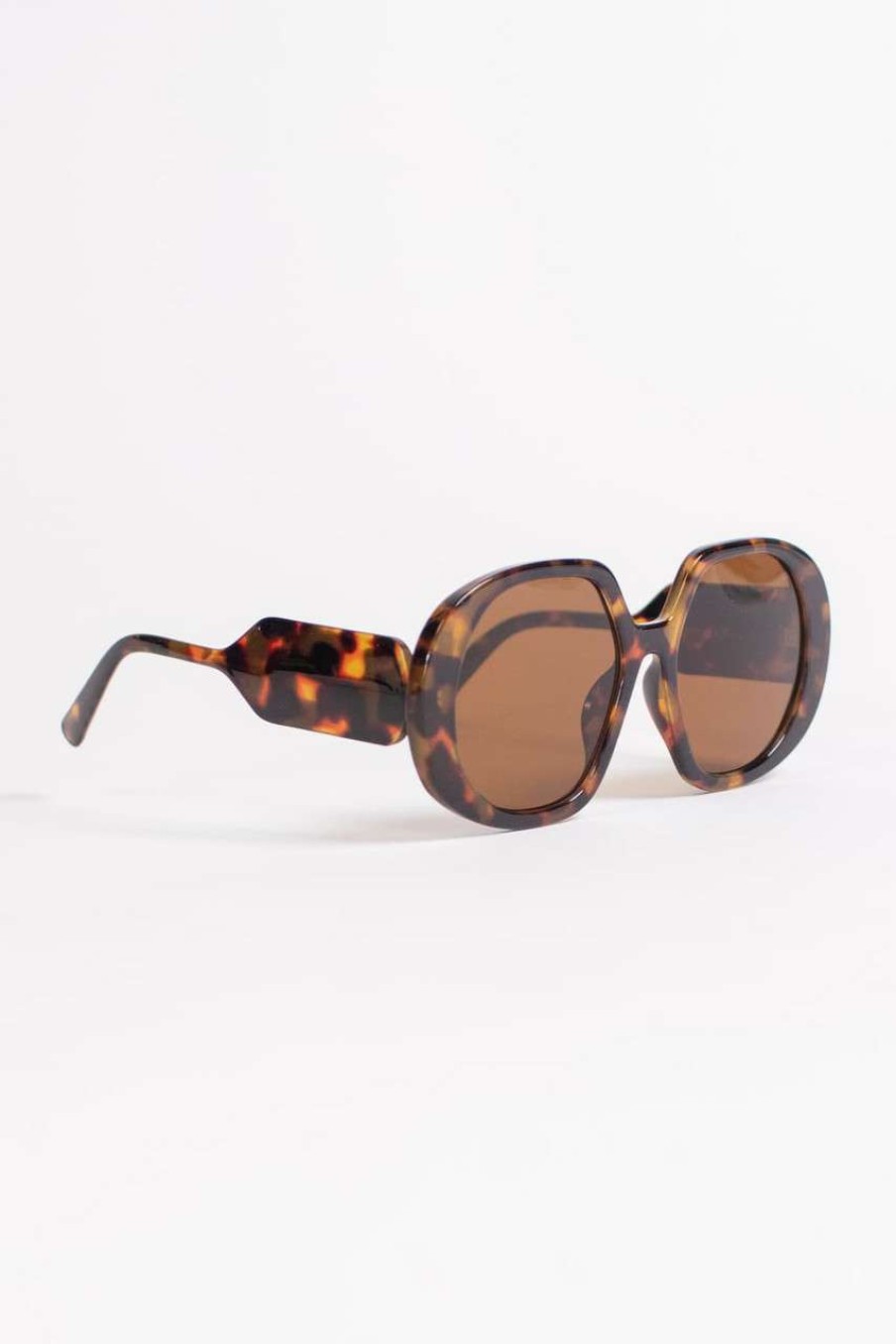 Accessories * | Limit Offer Large Retro Round Sunglasses