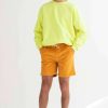 Men * | Clearance Sale Gold Corduroy Shorts