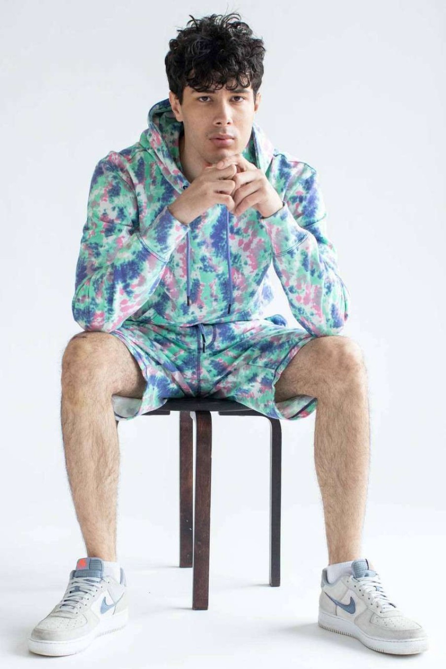 Men * | Limited Edition Spring Tie Dye Fleece Shorts