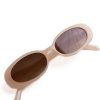 Accessories * | Super Specials Color Oval Frame Sunglasses