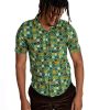 Men * | On Discount Flower Power Rayon Button Up Shirt