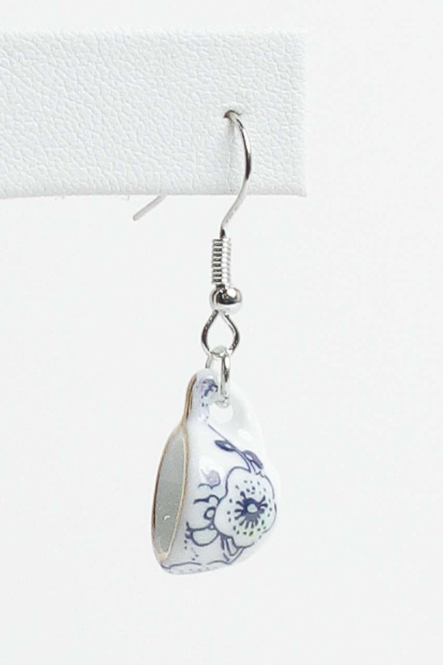 Accessories * | Prefential Price Ceramic Tea Cup Earrings