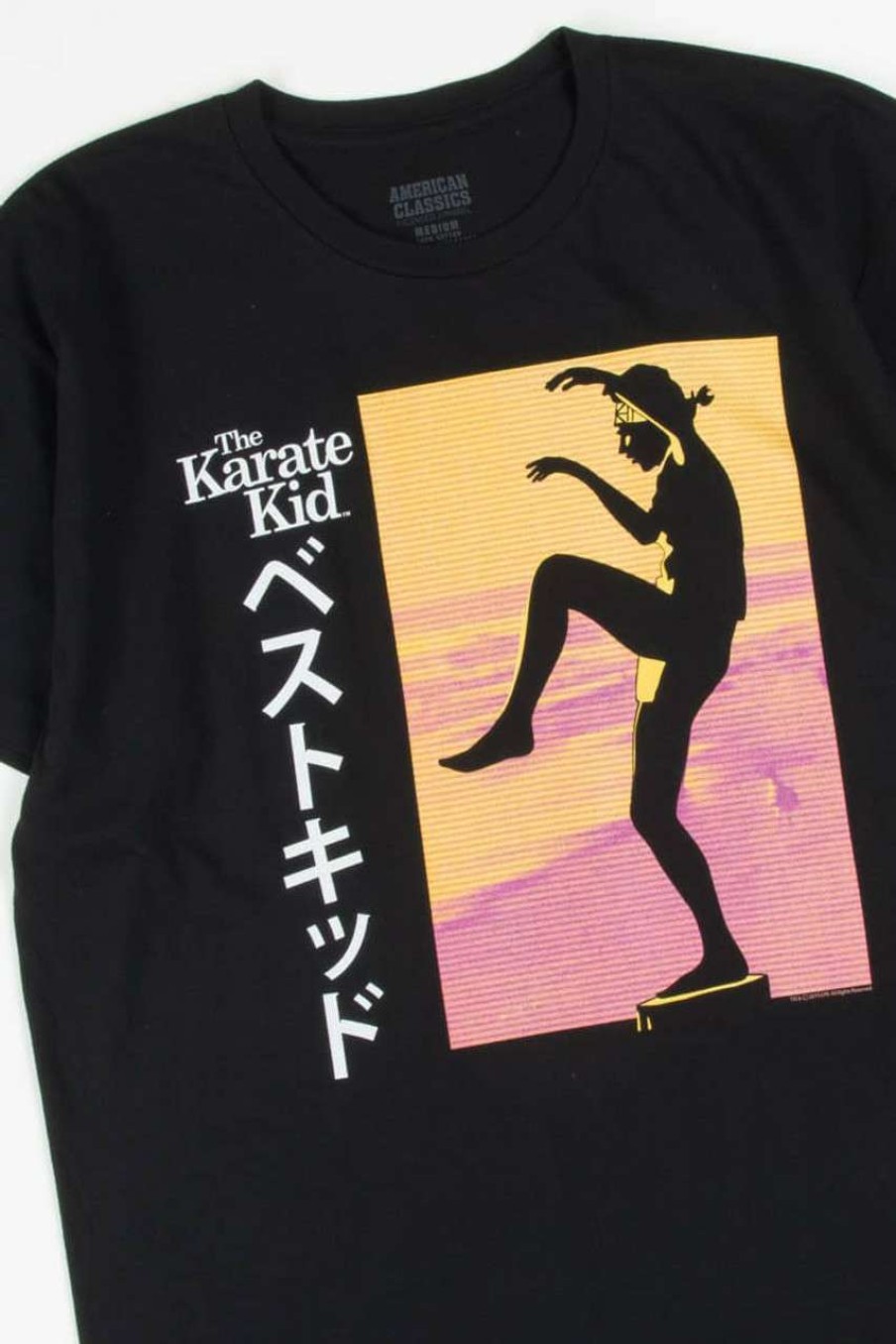 Men * | Online Store The Karate Kid Silhouette T-Shirt